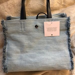 Kate Spade Medium Sam Denim Satchel